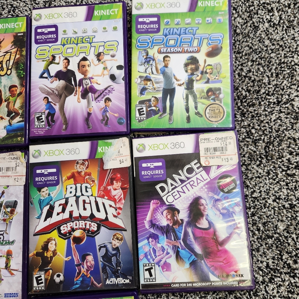 Xbox 360 Game Bundle:Kinect Sports, Dance Central,Kinect Adventures, Deca Sports - Picture 3 of 10
